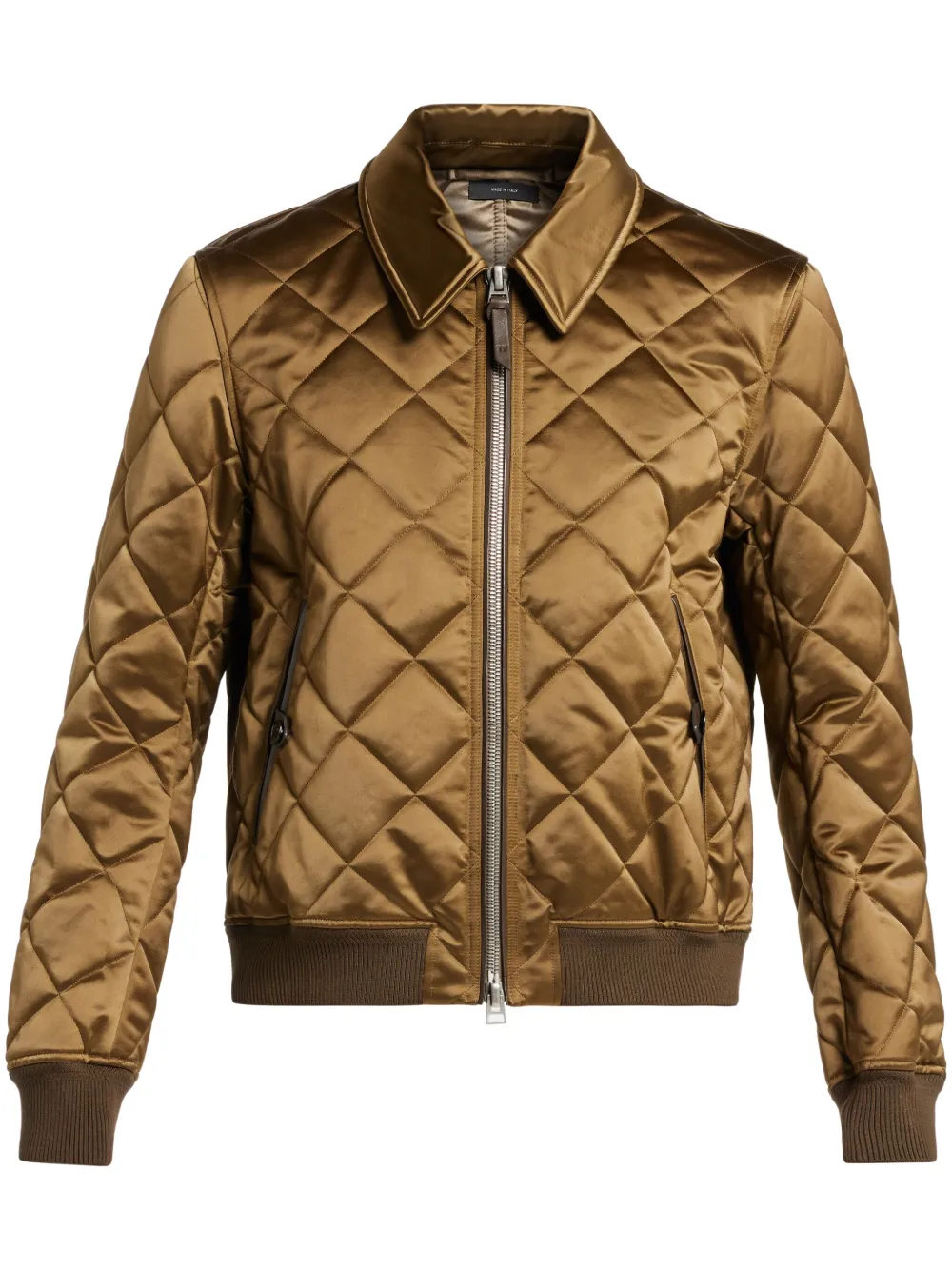 TOM FORD Gewatteerd bomberjack Bruin