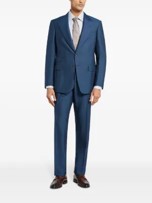 m 　TOMFORD ダークグレー スーツ TOM FORD トム・フォード ピークドラペル シングルスーツ