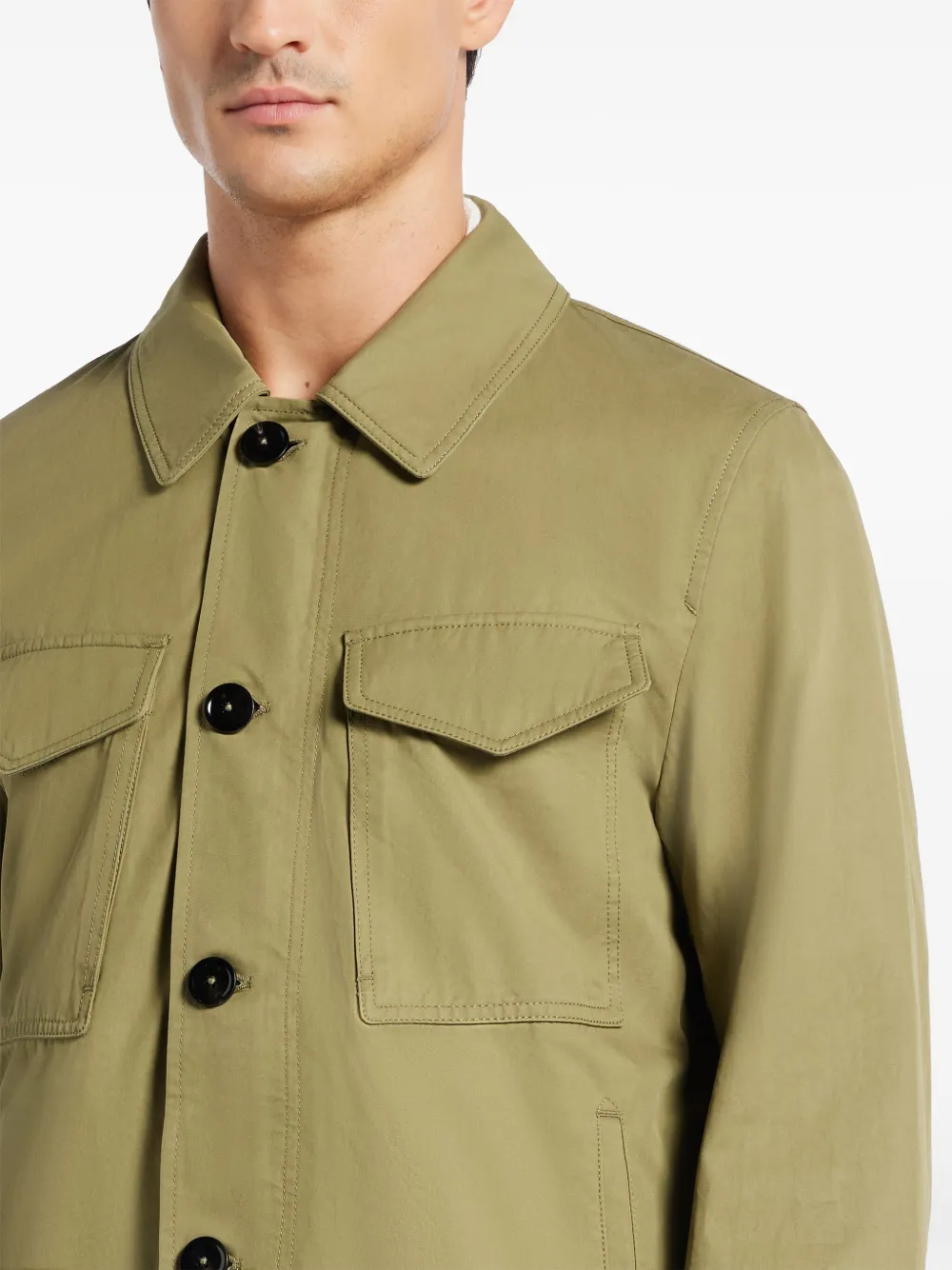 Cheap TOM FORD patch pockets shirt-jacket Men