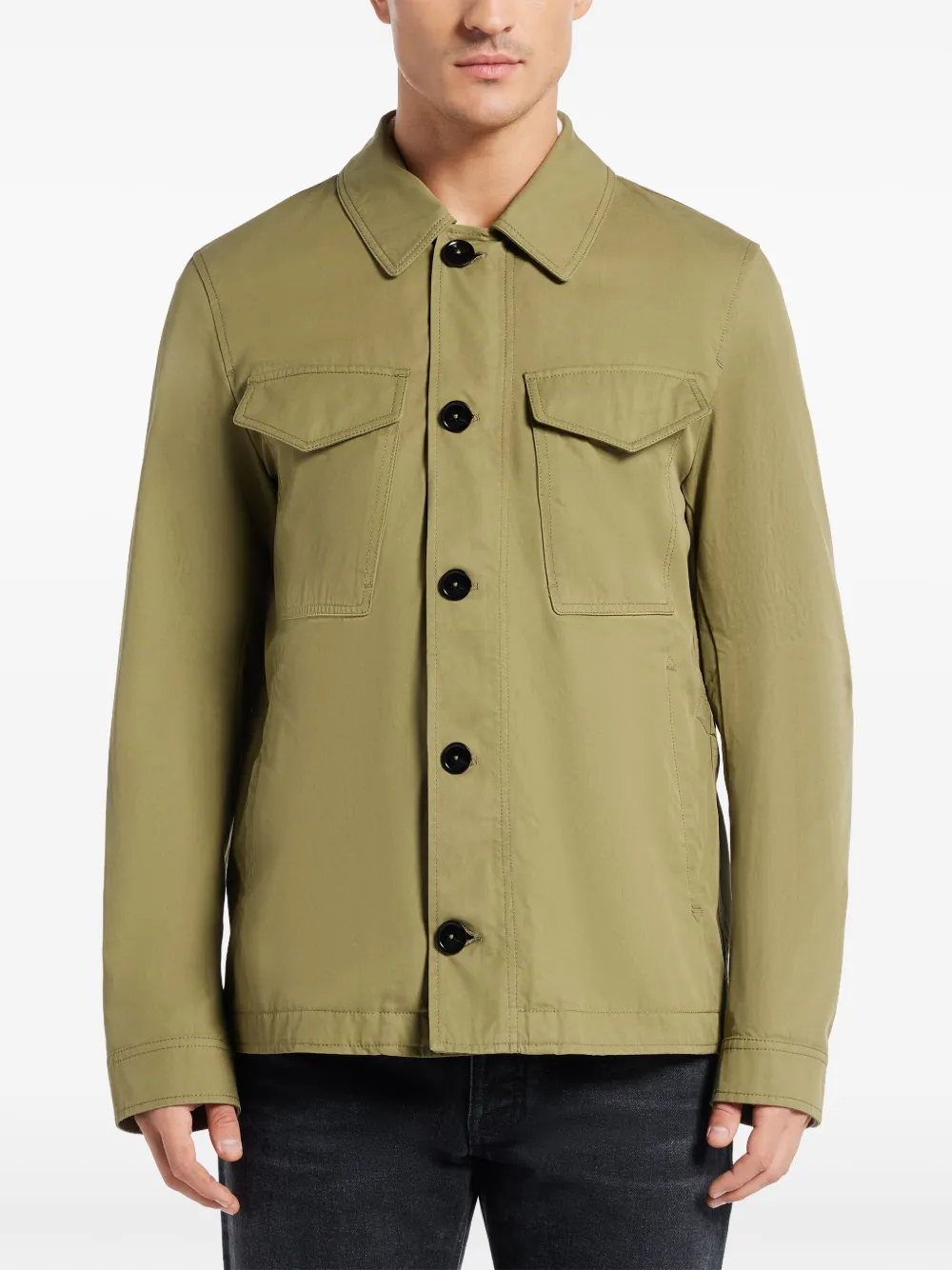 Cheap TOM FORD patch pockets shirt-jacket Men