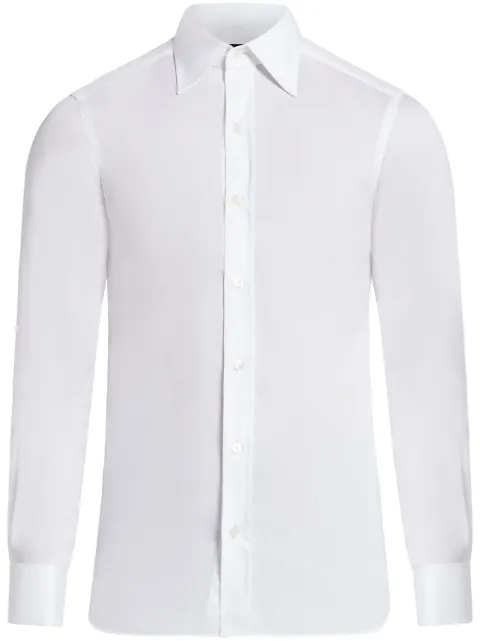 TOM FORD camisa con cuello italiano