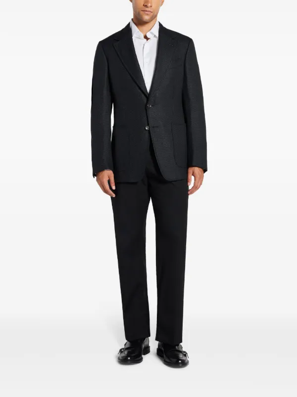 【関税&送料込み】Tom Ford Single-Breasted Blazer TOM FORD single-breasted Blazer | Black | FARFETCH
