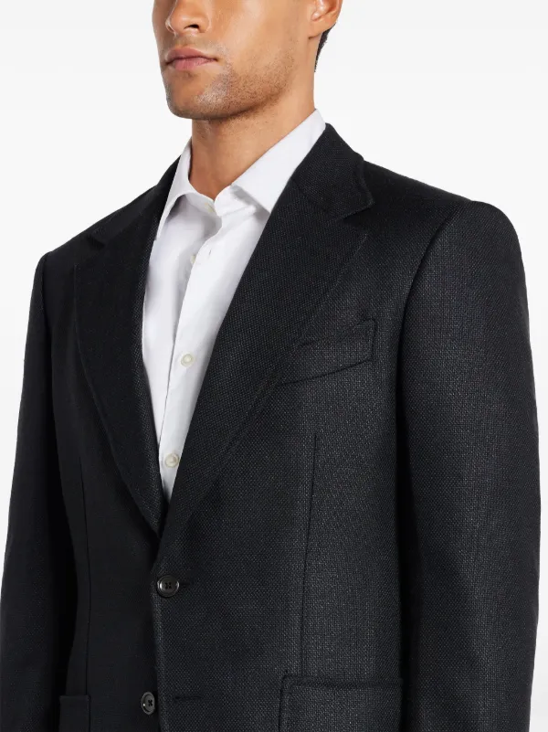 TOM FORD single-breasted Blazer | Black | FARFETCH