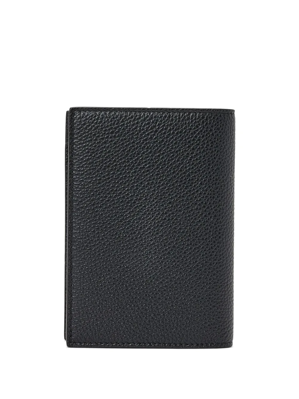 TOM FORD logo-lettering bi-fold leather cardholder - Zwart