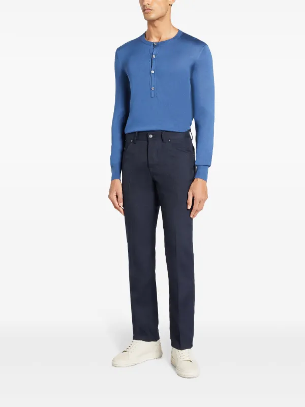 Tシャツ・カットソー TOM FORD BLUE IN SILK 23837982_54234625_600.jpg
