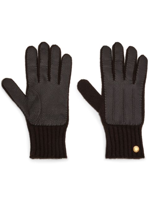 TOM FORD guantes tejidos de canalé