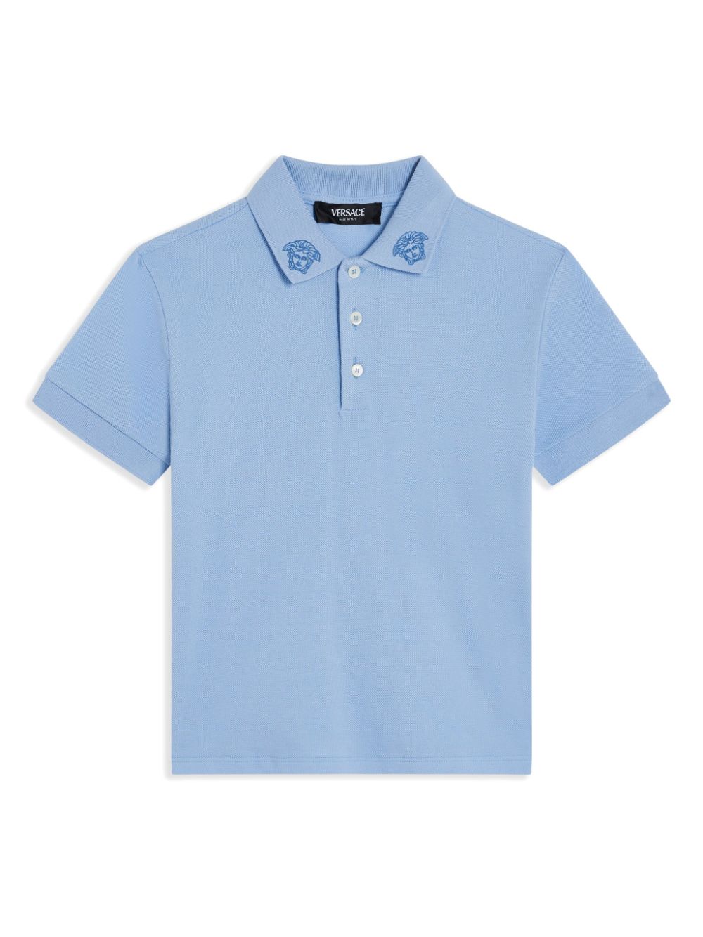 Versace Kids Medusa polo shirt - Blu