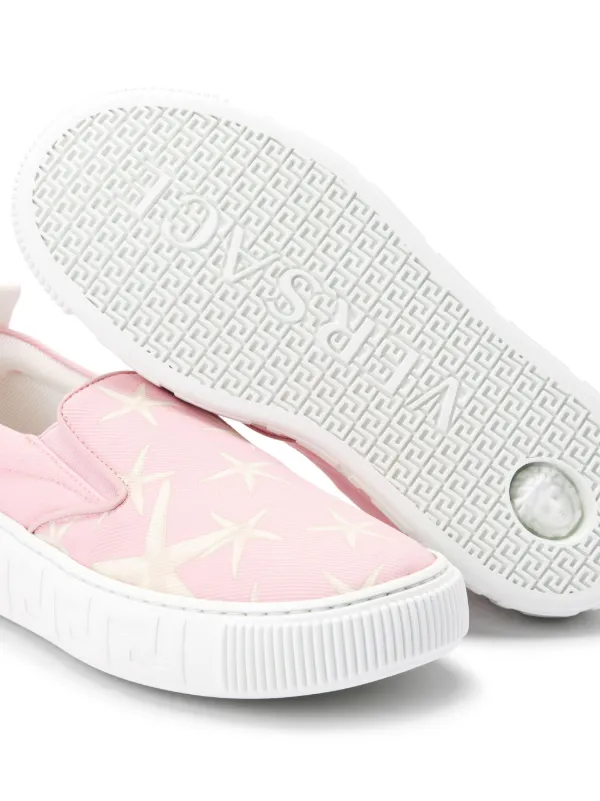 Versace Kids Stella Marina slip-on Sneakers | Pink | FARFETCH