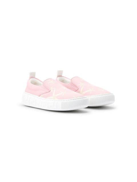 Versace Kids Stella Marina slip-on sneakers