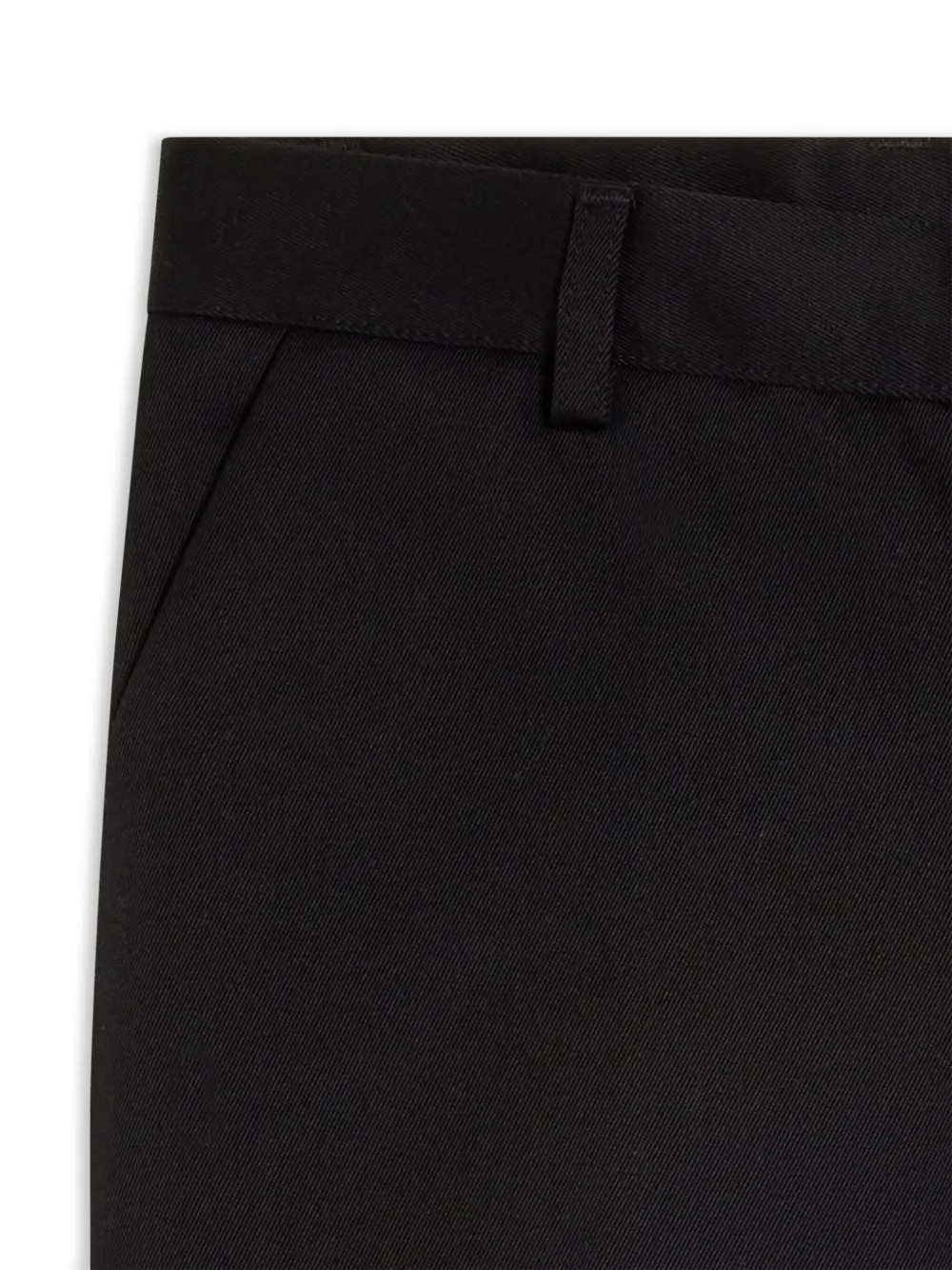 Versace Kids Katoenen straight broek Zwart