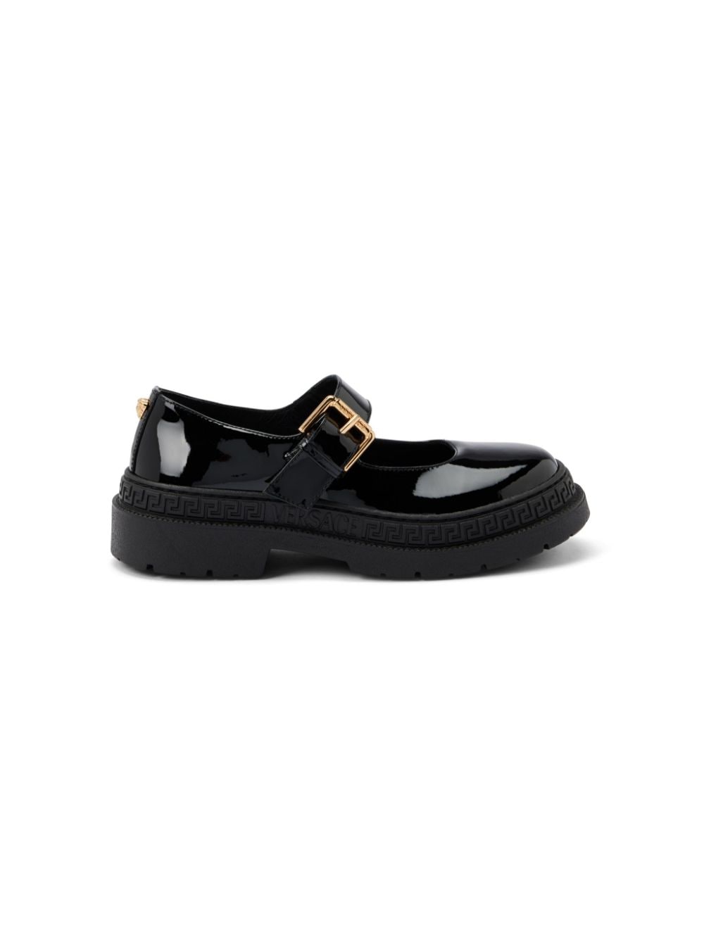 Versace Kids La Medusa loafers - Zwart