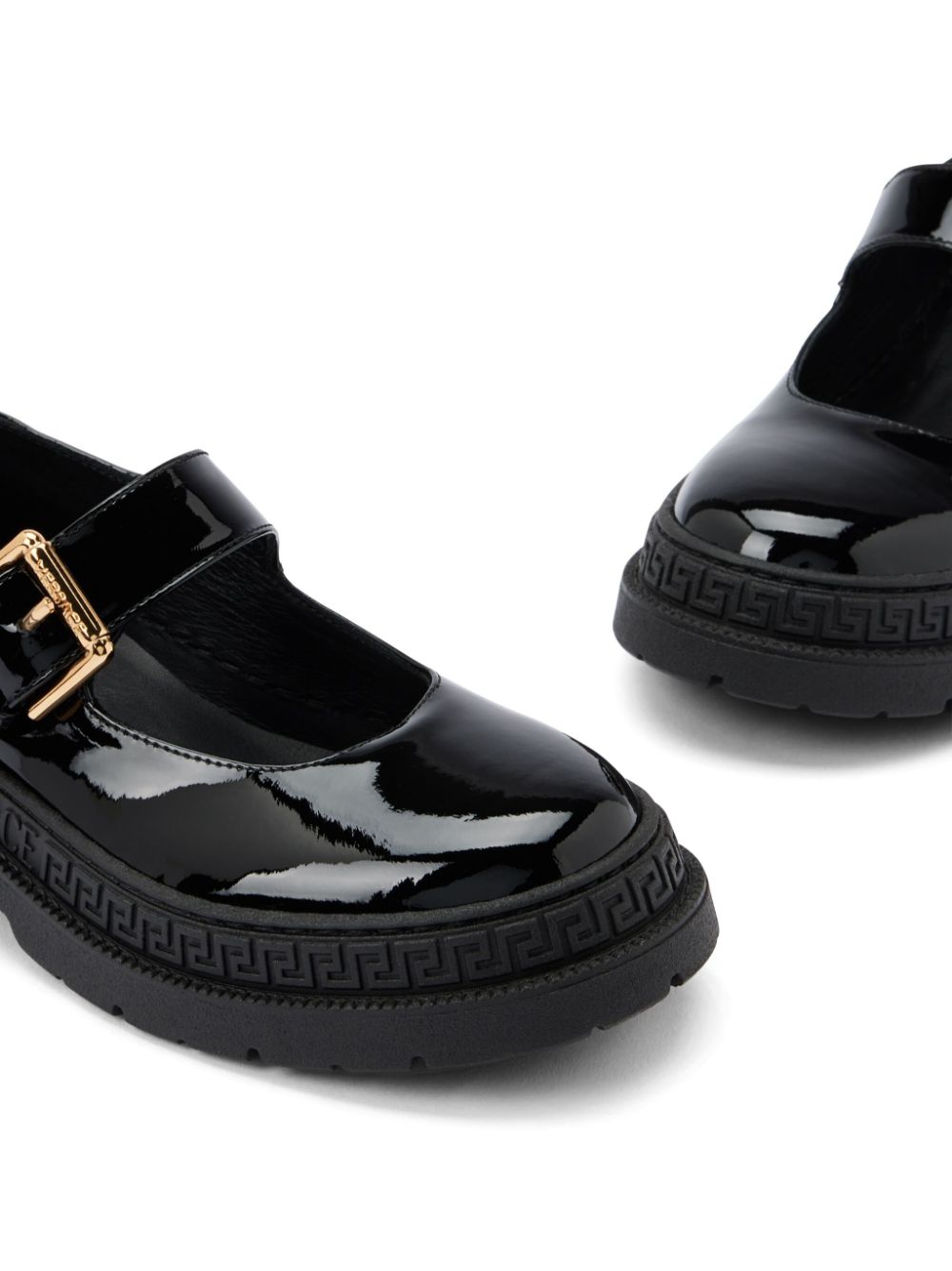 Versace Kids La Medusa loafers Black