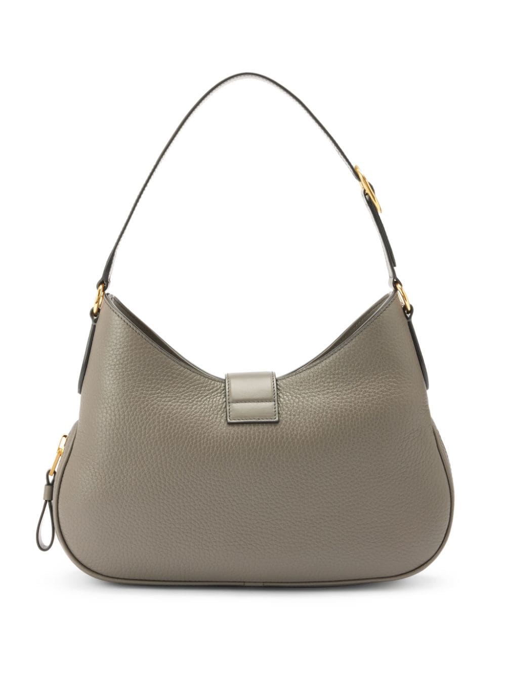 Shop Tom Ford Medium Monarch Shoulder Bag In Grey