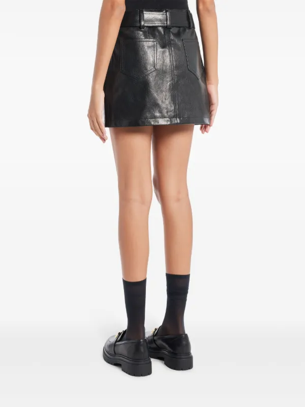 TOM FORD Leather Mini Skirt | Black | FARFETCH BH