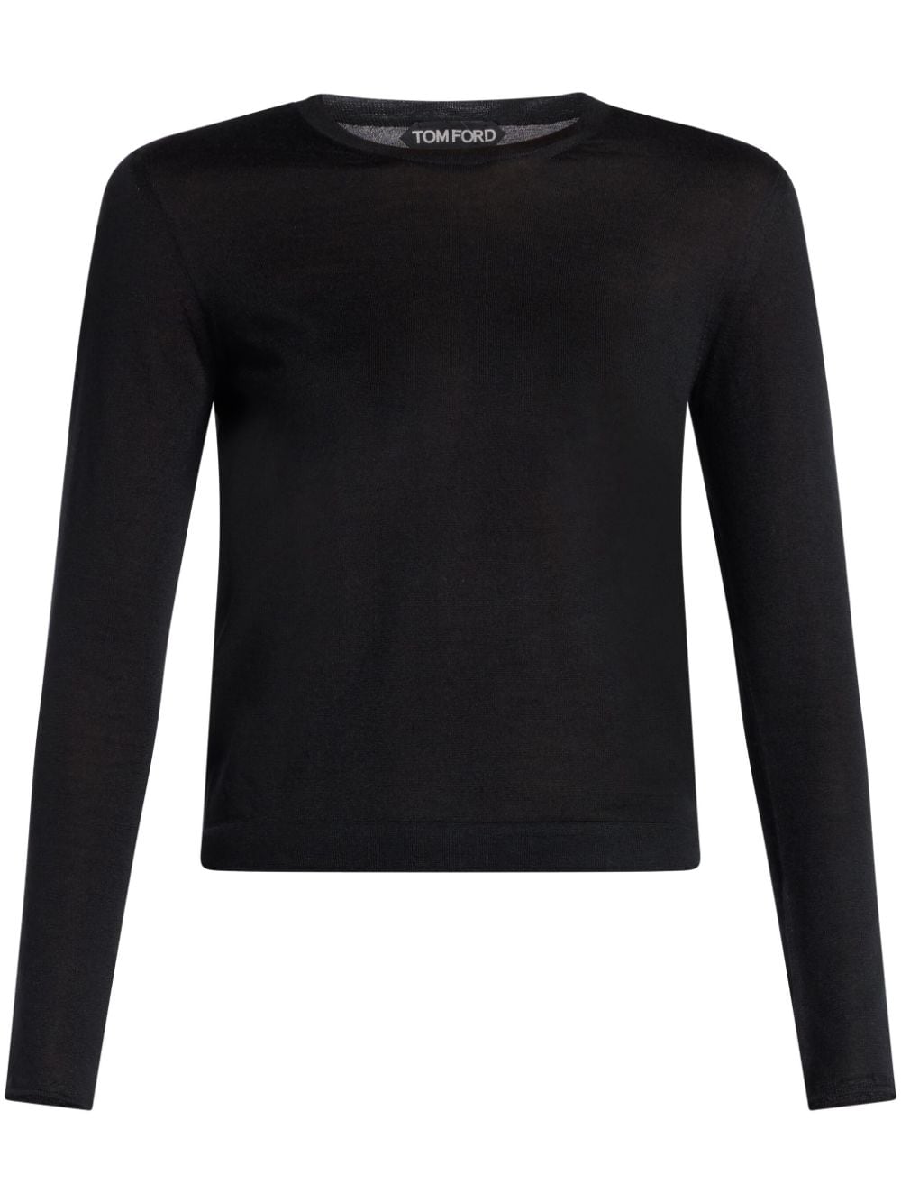 Tom Ford Knitted Top In Black