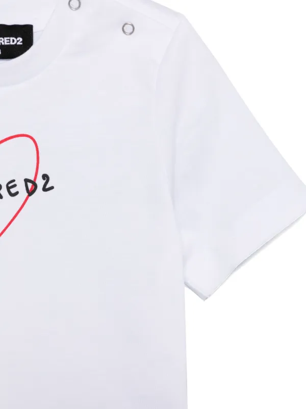 DSQUARED2 KIDS logo-print T-shirt | White | FARFETCH