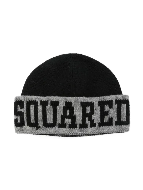 DSQUARED2 KIDS ロゴ ビーニー | ブラック | FARFETCH JP