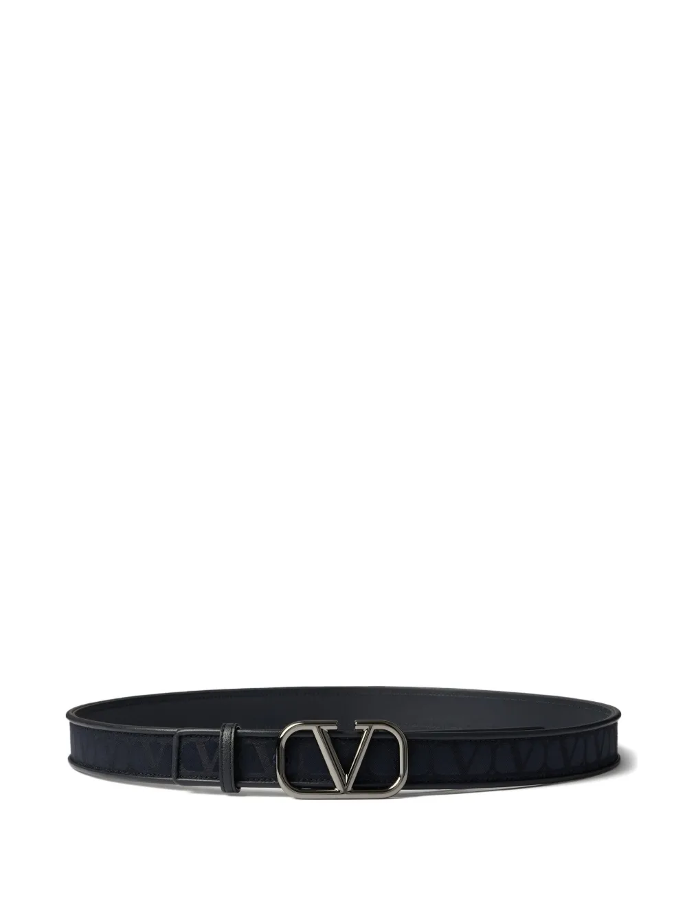 Valentino Garavani cinturón reversible Toile Iconographe | negro | Image 1