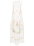 ZIMMERMANN Natura Lace Patch dress - Neutrals