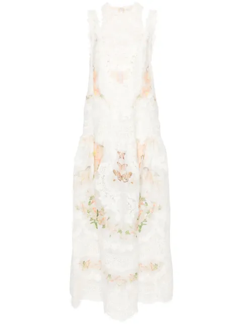 ZIMMERMANN Natura Lace Patch dress
