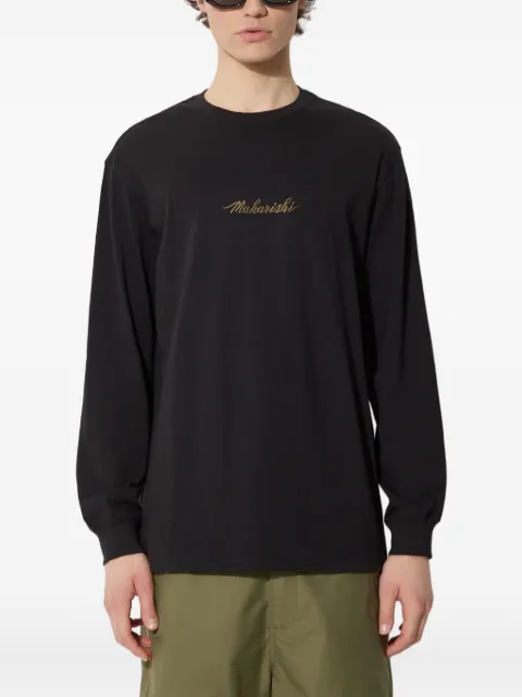 Maharishi Dragon Bamboo embroidered long-sleeve sweatshirt