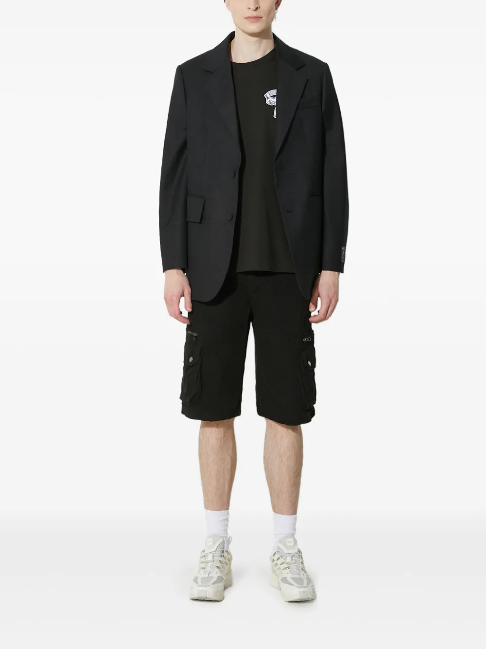 Kenzo T-shirt met olifantvlag Zwart