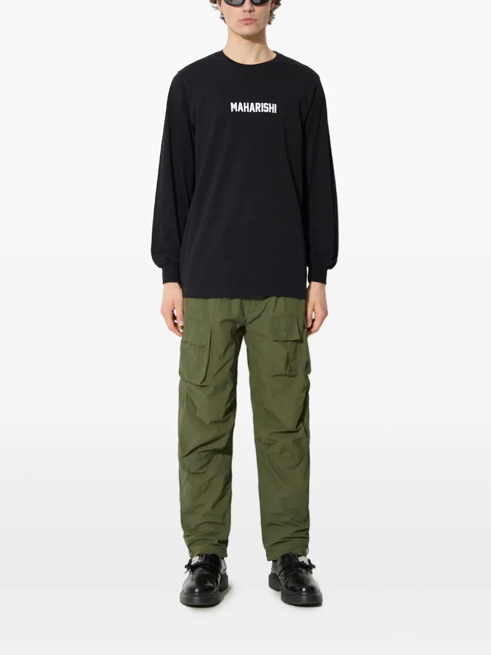 Maharishi multi-pocket cargo trousers Groen