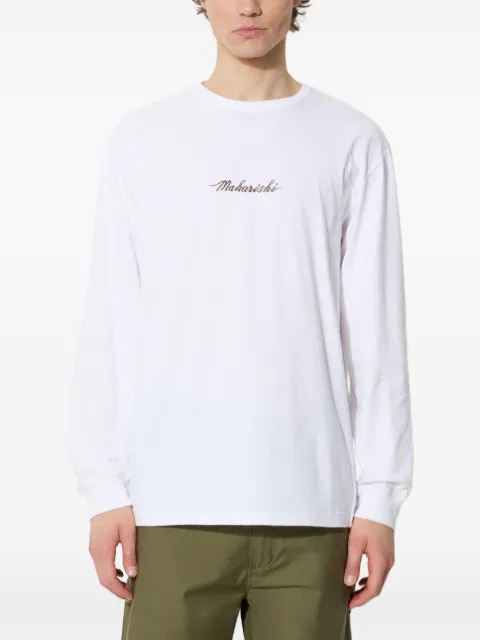 Maharishi Dragon Bamboo embroidered long-sleeve T-shirt