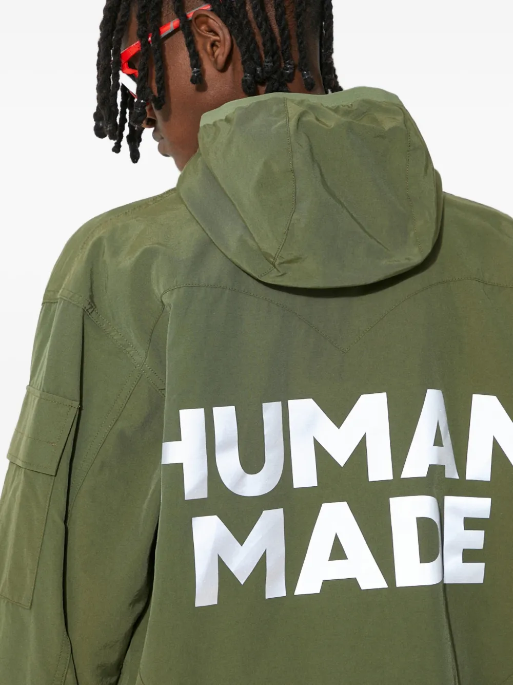 Human Made Jack met logoprint Groen