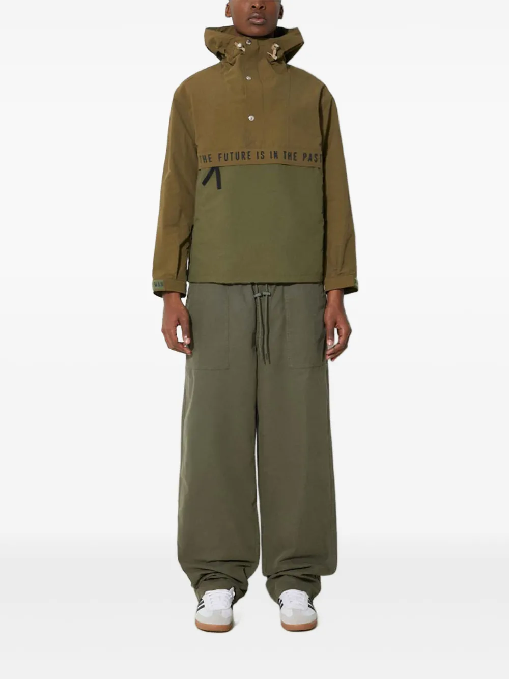 Human Made heart-panel hooded jacket | verde | Image 1
