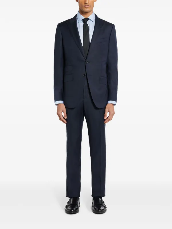 TOM FORD Virgin Wool Suit | Blue | FARFETCH AO