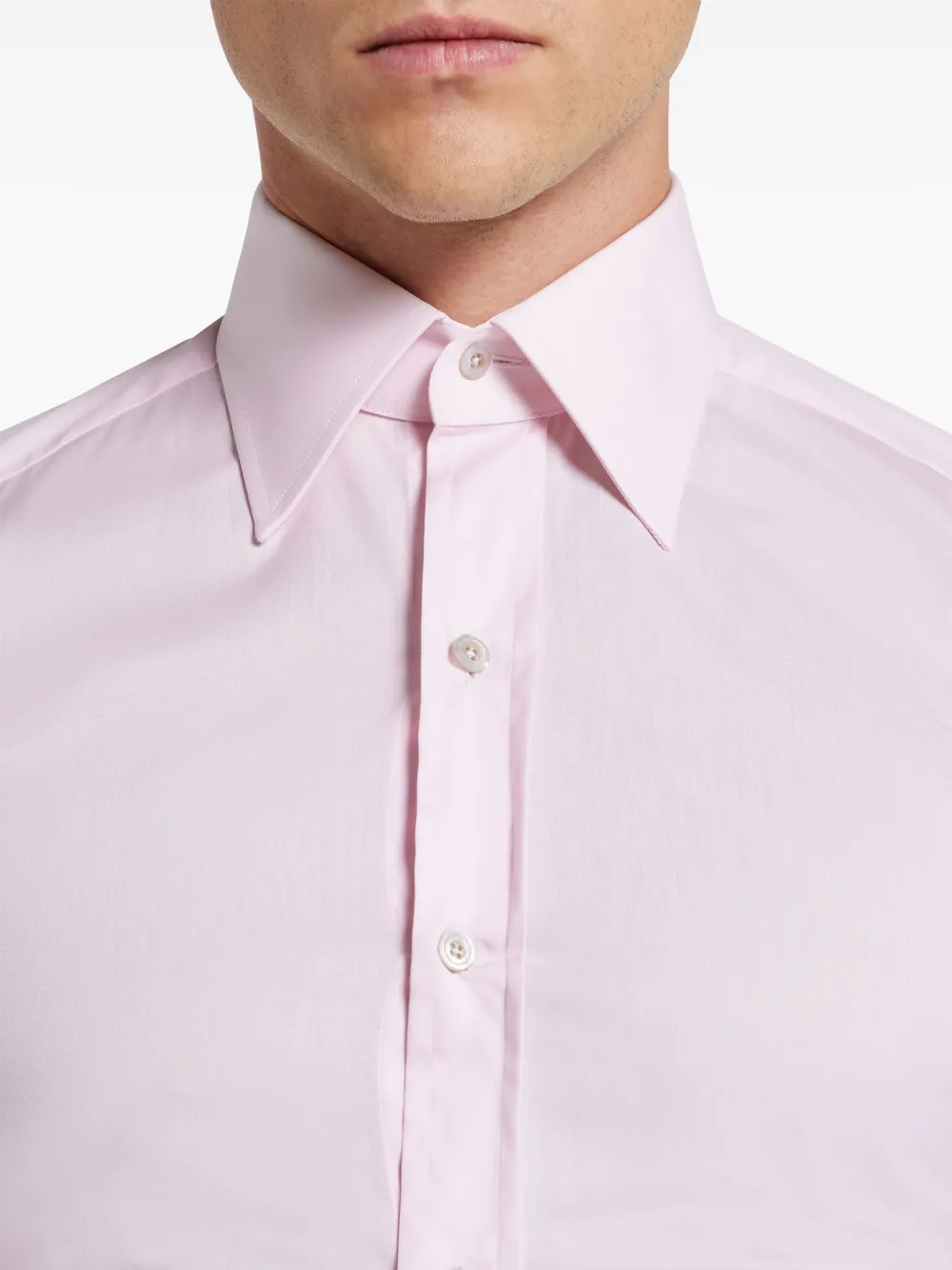 TOM FORD Katoenen overhemd Roze
