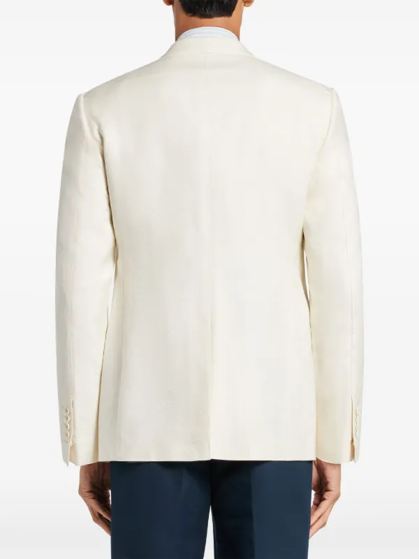 TOM FORD single-breasted Blazer | White | FARFETCH