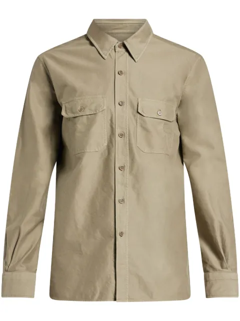 TOM FORD flap-pockets button-up shirt