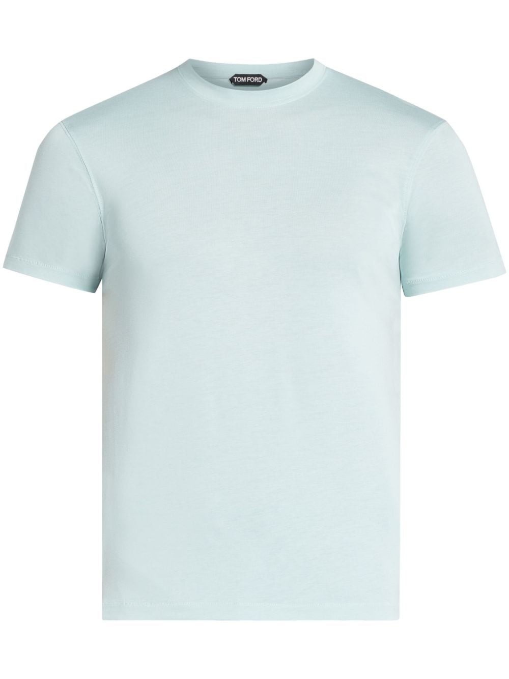 Shop Tom Ford Crew Neck T-shirt In Blau