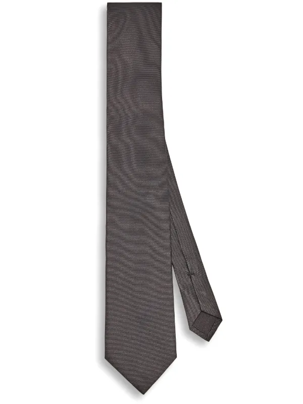 TOM FORD ブラックパターン ネクタイ　美品 TOM FORD シルク ネクタイ | ブラック | FARFETCH JP