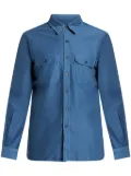TOM FORD flap-pockets button-up shirt - Blue