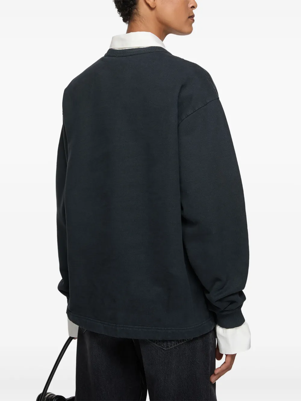 Acne Studios Sweater met print Zwart