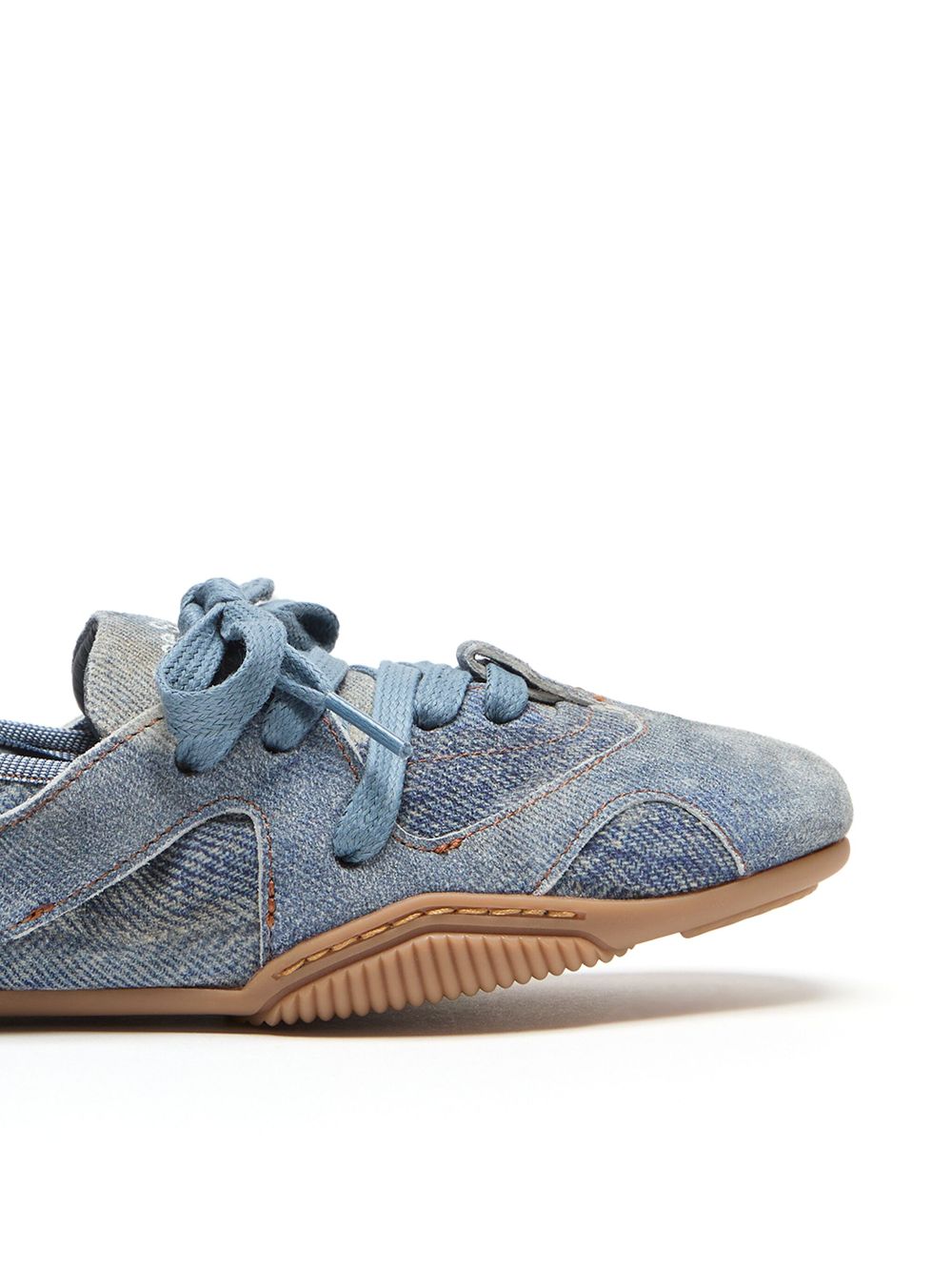 Acne Studios Sneakers met trekkoord aan de achterkant - Blauw