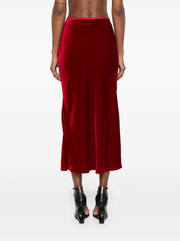 【関税込み】ALEXANDRE VAUTHIER Velvet midi skirt Last Dance Skirt