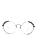 Rigards x Uma Wang round-frame glasses - Silver