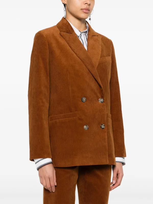 A.P.C. Brown newest Corduroy Blazer