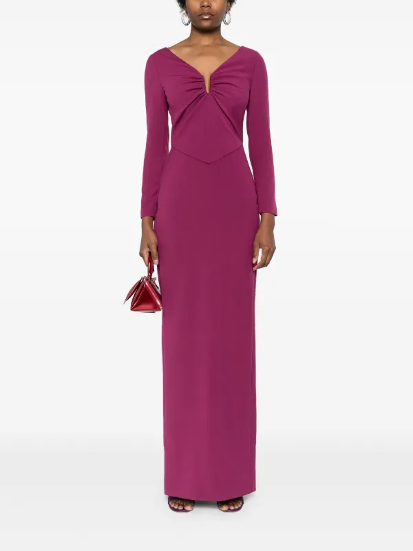 V:PM ATELIER Mystic Maxi Dress | Purple | FARFETCH GE
