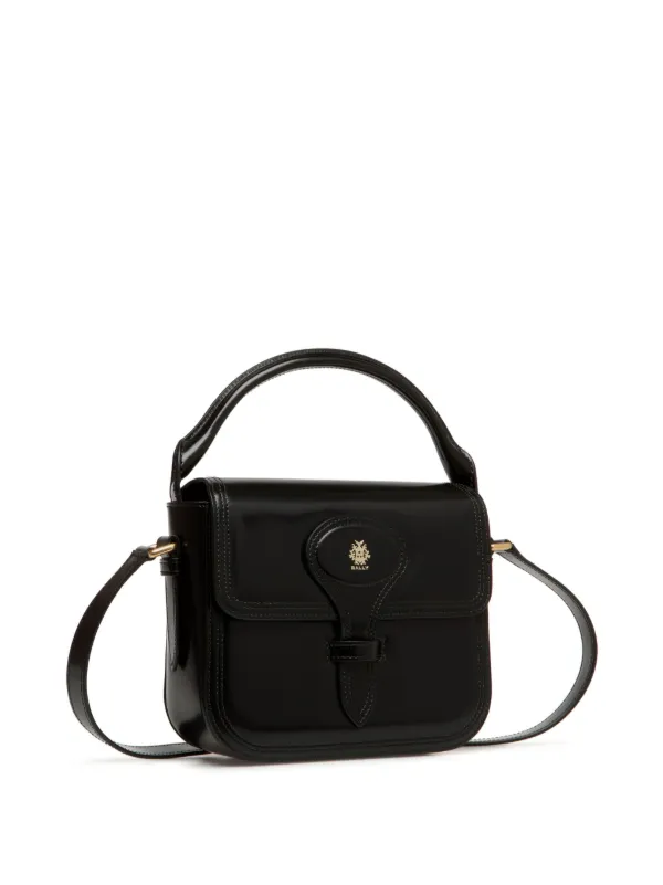 未使用品BALLY ブラックハンドバック Bally レザーハンドバッグ | ブラック | FARFETCH JP