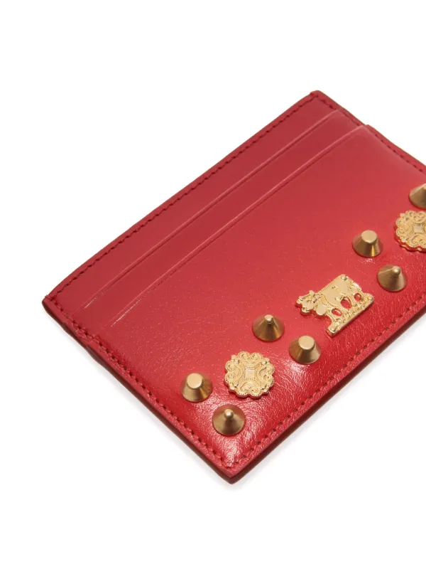 新品未使用　BALLY 赤 レザー 保存袋付き　トランプ 新品未使用 BALLY 赤 レザー 保存袋付き トランプ バリー公式
