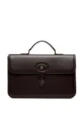 Bally logo briefcase - Brown