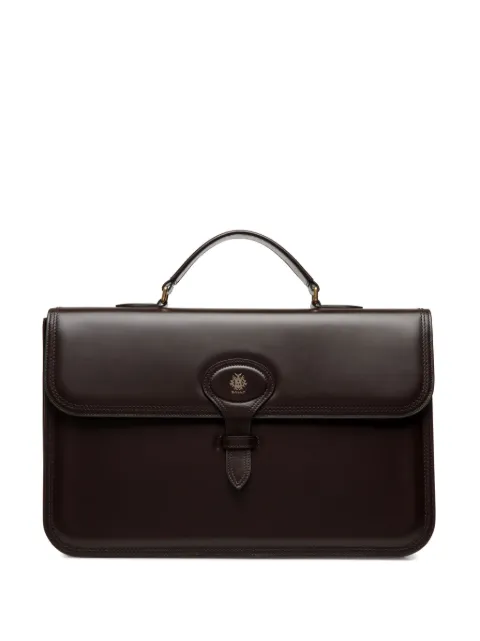 Bally logo briefcase