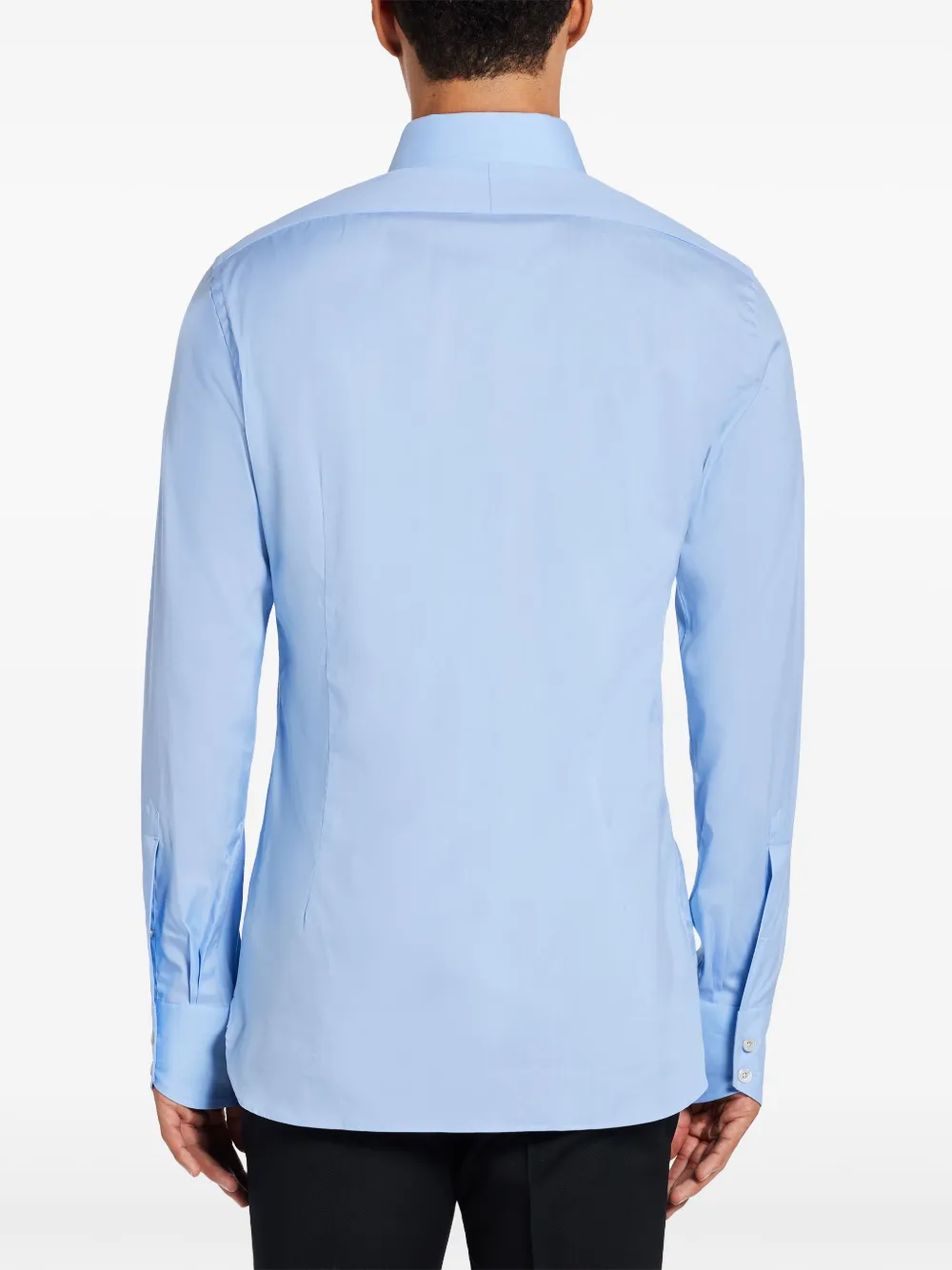 TOM FORD Slim-fit overhemd Blauw