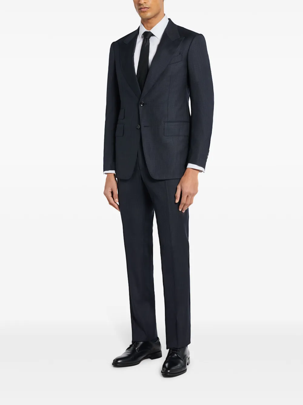 Tom Ford Single-breasted Suit In Blue