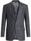 TOM FORD checked blazer - Grey